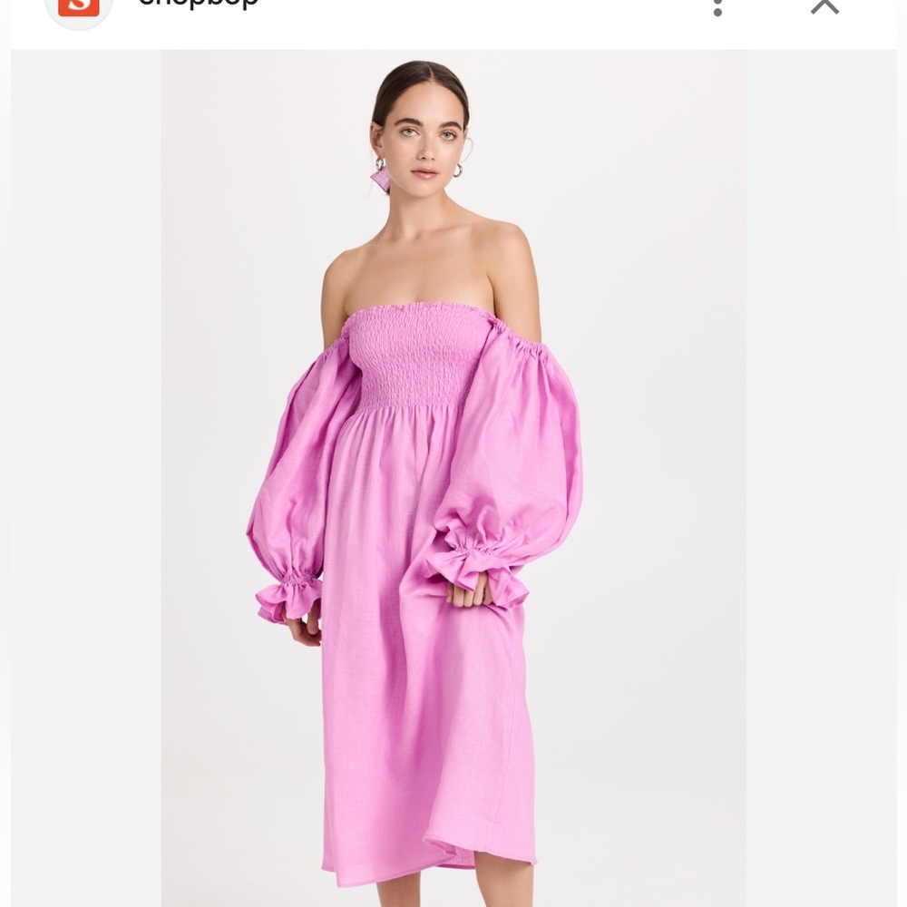 Sleeper Atlanta Dress in Pink